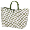 Motif Bag - Olive &amp; White | Handed By | Baskets &amp; Shoppers | Thirty 16 Williamstown