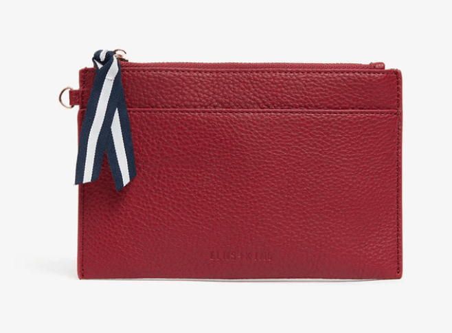 New York Coin Purse - Burgundy | Elms + King | Women&#39;s Accessories | Thirty 16 Williamstown