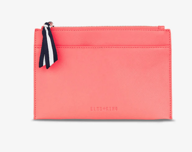 New York Coin Purse - Flamingo | Elms + King | Women's Accessories | Thirty 16 Williamstown