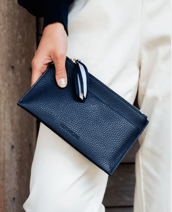 New York Coin Purse - French Navy | Elms + King | Women's Accessories | Thirty 16 Williamstown