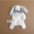 Organic Cotton Mini Bunny Comforter Toy - Blue | Maud N Lil | Comforters, Teethers & Rattles | Thirty 16 Williamstown