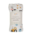 Organic Muslin Swaddle - Barnyard | All 4 Ella | Bedding, Blankets &amp; Swaddles | Thirty 16 Williamstown