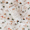 Organic Muslin Swaddle - Country Farm | All 4 Ella | Bedding, Blankets &amp; Swaddles | Thirty 16 Williamstown