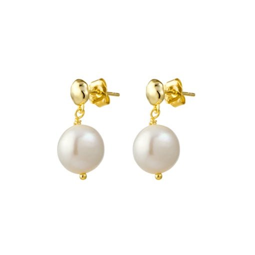 Pearl Drop Earrings (2) - Gold | DPI Jewellery | Jewellery | Thirty 16 Williamstown