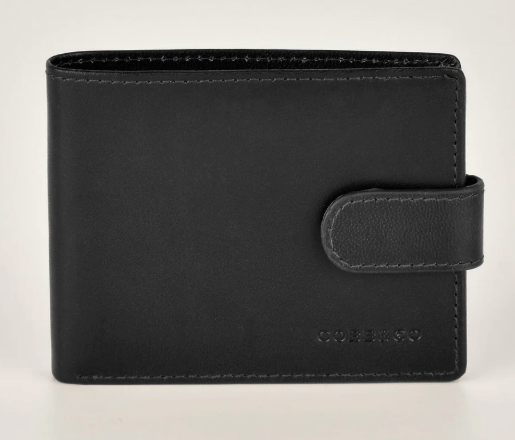 Petracca RFID Blocking Leather Men's Wallet - Black | Cobb & Co | Men's Wallets | Thirty 16 Williamstown