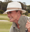 Pinehurst Hat - Ivory/Dark Taupe | Canopy Bay By Deborah Hutton | Sun Hats | Thirty 16 Williamstown