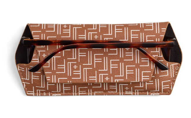 Glasses Case - Vegan Tan Print