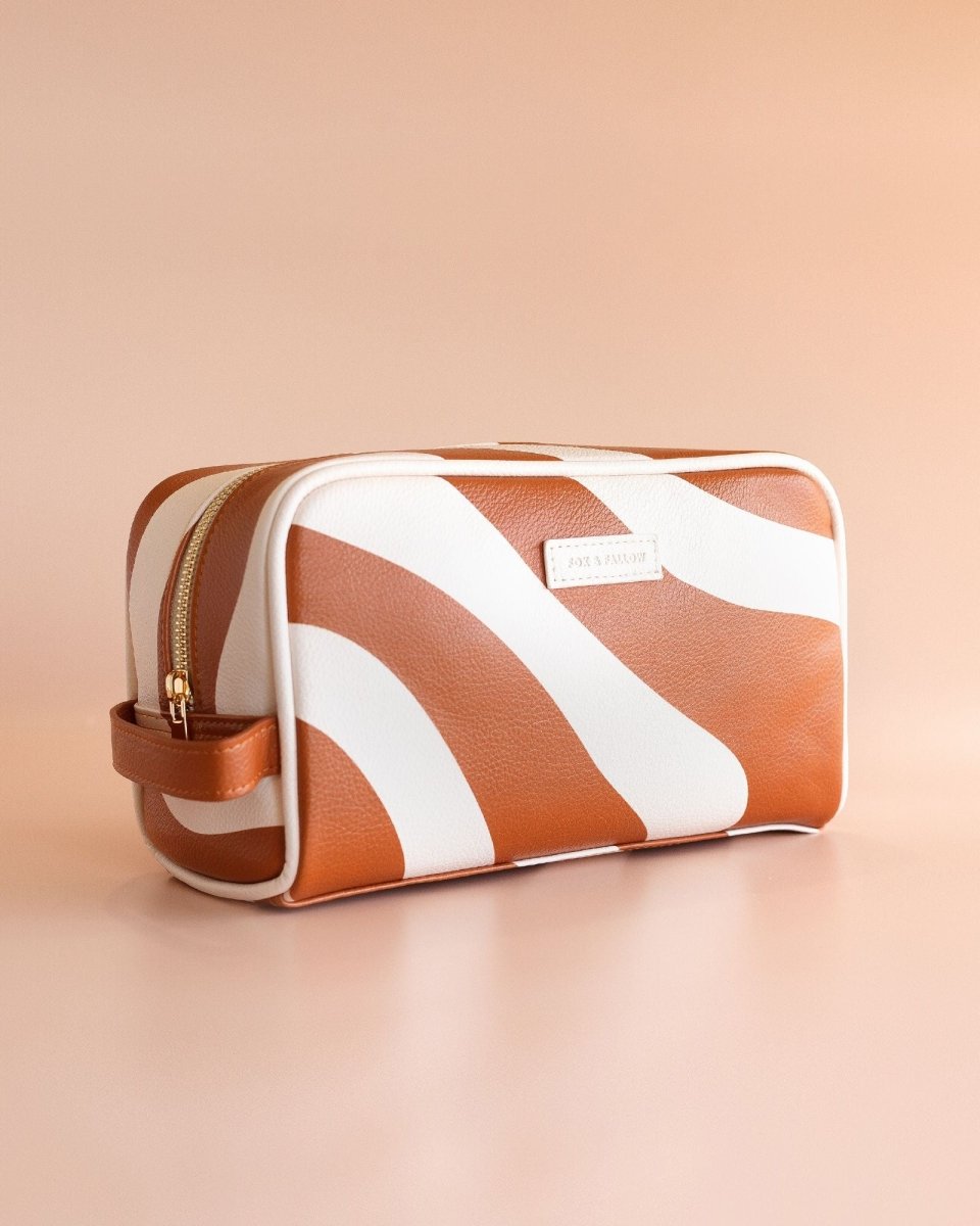 Rust Swirl Wash Bag | Fox &amp; Fallow | Cosmetic Bags | Thirty 16 Williamstown