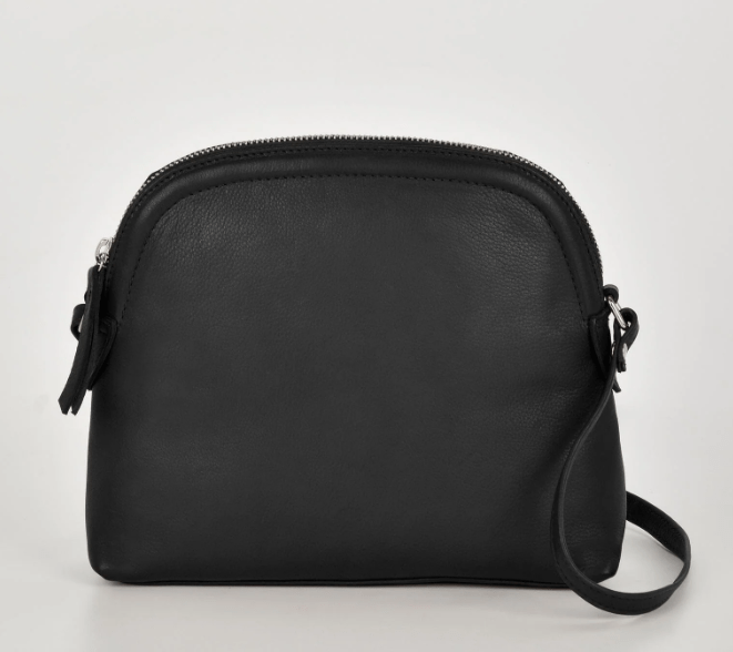 Sabine Leather Crossbody Bag - Black | Gabee | Leather Bags | Thirty 16 Williamstown