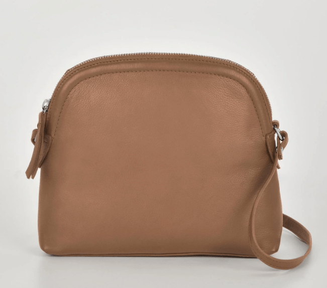 Sabine Leather Crossbody Bag - Camel | Gabee | Leather Bags | Thirty 16 Williamstown