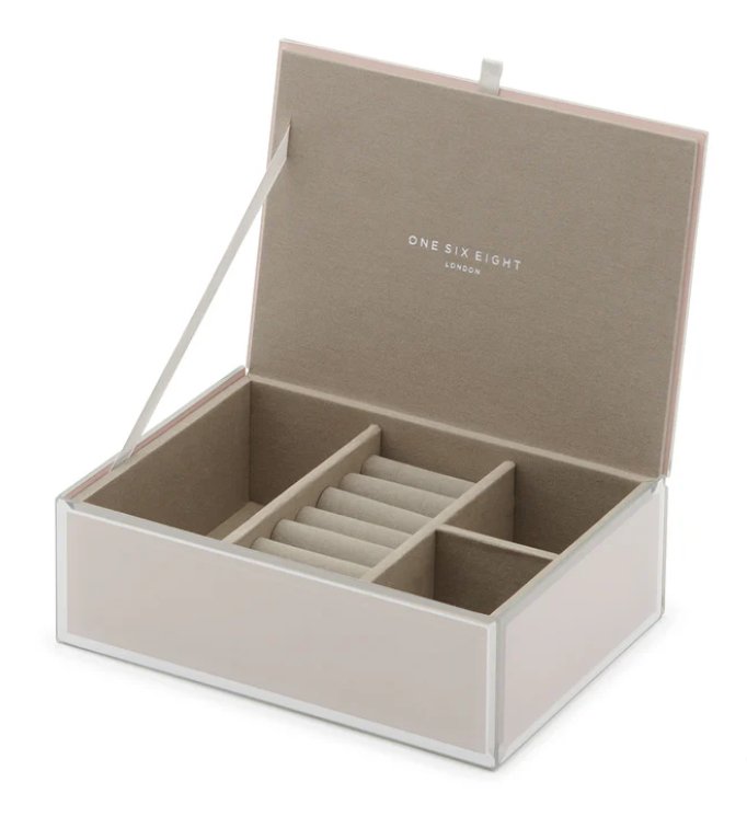 Sara Nude Jewellery Box - Medium | ONE SIX EIGHT London | Accessories | Thirty 16 Williamstown