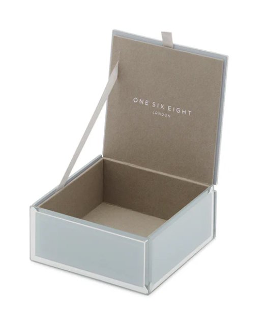 Sara Pale Blue Jewellery Box - Small | ONE SIX EIGHT London | Accessories | Thirty 16 Williamstown