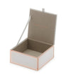 Sara White/Rose Gold Jewellery Box - Small | ONE SIX EIGHT London | Accessories | Thirty 16 Williamstown