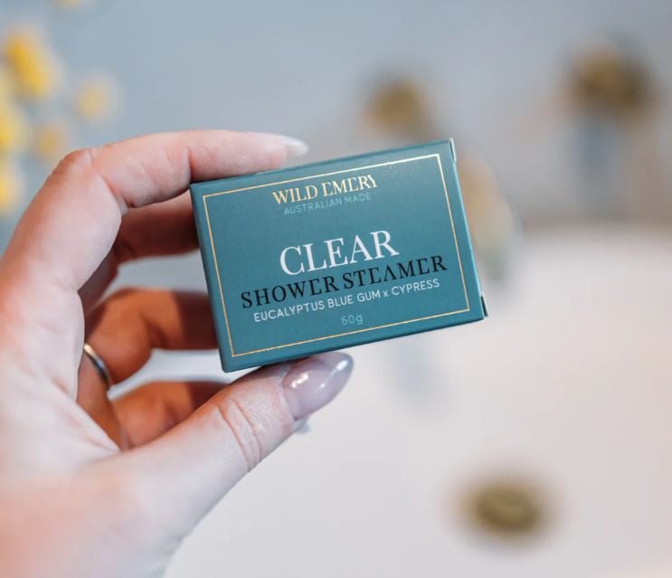 Shower Steamer - Clear | Wild Emery | Bath & Body | Thirty 16 Williamstown