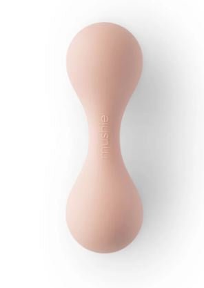 Silicone Baby Rattle - Blush | Mushie | Comforters, Teethers &amp; Rattles | Thirty 16 Williamstown