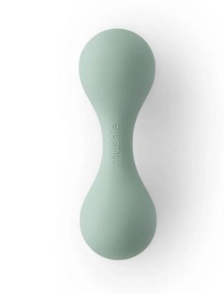 Silicone Baby Rattle - Thyme | Mushie | Comforters, Teethers &amp; Rattles | Thirty 16 Williamstown