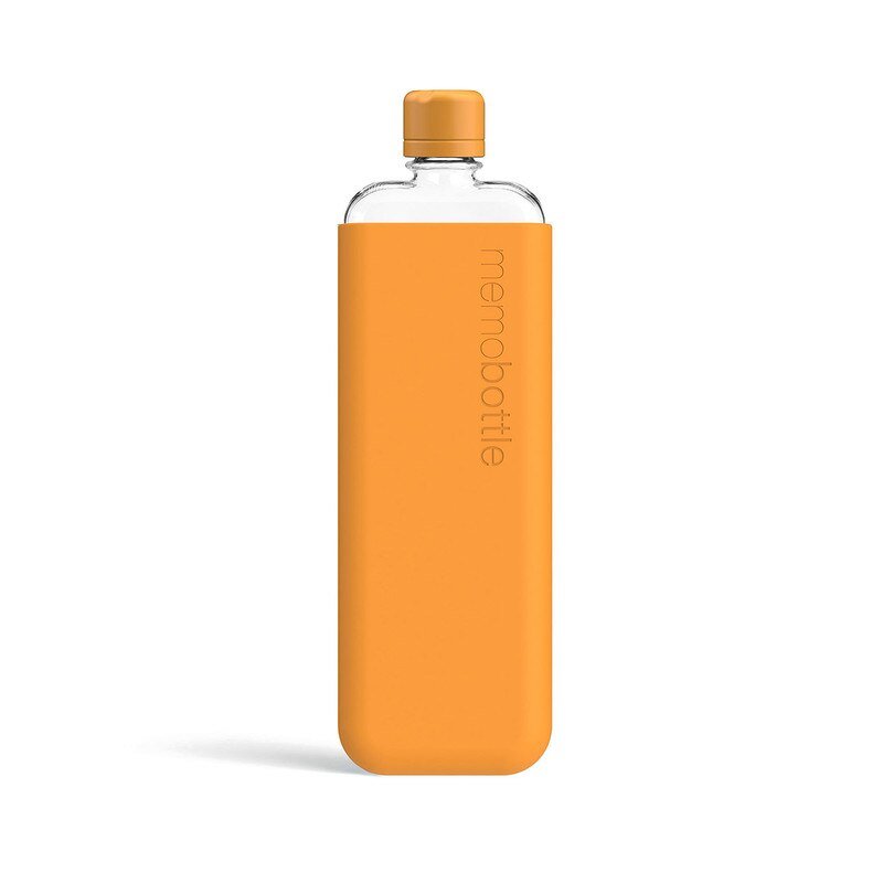 Slim Memobottle With Silicone Sleeve - Mandarin | Memobottle | Drink Bottles | Thirty 16 Williamstown