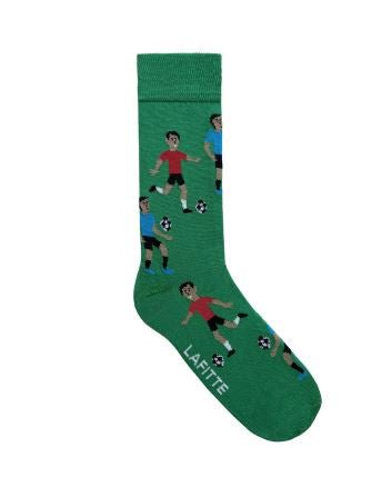 Soccer Green Patterned Socks | Lafitte | Socks For Him & For Her | Thirty 16 Williamstown