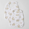 Some Bunny Loves Me Muslin Bib Set of 2 | Jiggle &amp; Giggle | Bibs &amp; Bandana Bibs | Thirty 16 Williamstown