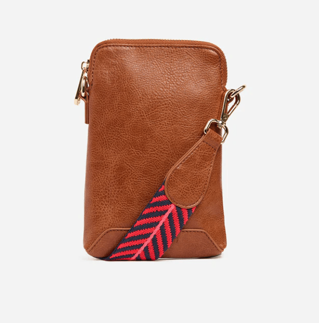 Sullivan Phone Bag - Tan Pebble | Elms + King | Women's Accessories | Thirty 16 Williamstown