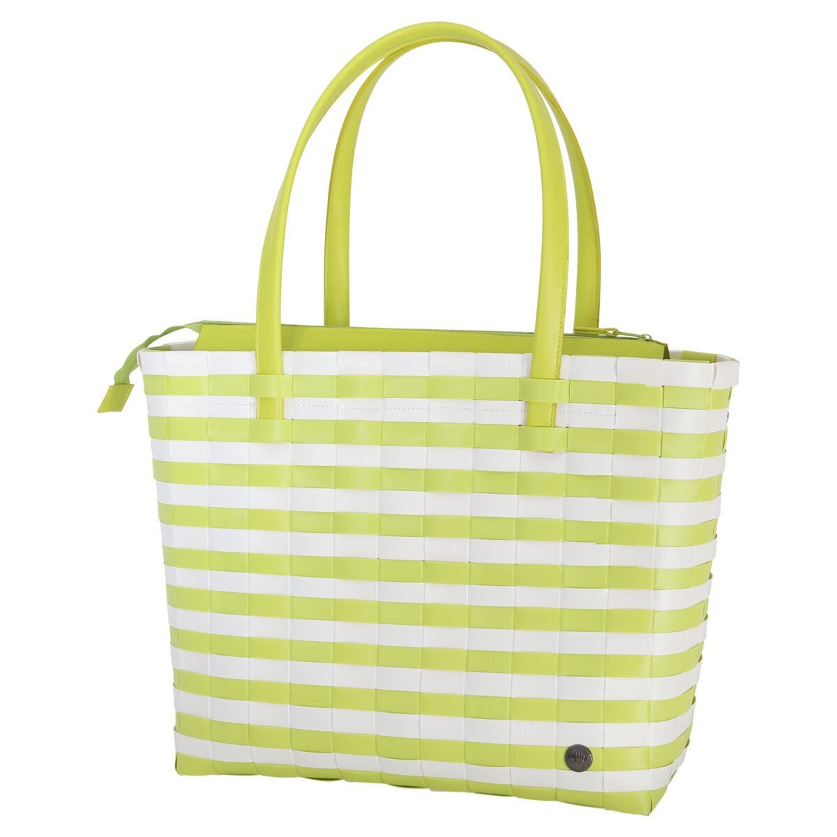 Sunny Bay - Bright Green/Pearl | Handed By | Baskets &amp; Shoppers | Thirty 16 Williamstown