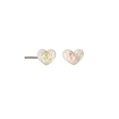 White Twinkle Heart Studs Earrings | Tiger Tree | Jewellery | Thirty 16 Williamstown