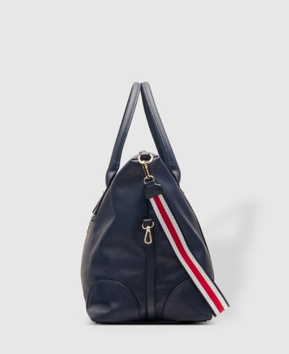 Alexis Stripe Strap Travel Bag - Navy | Louenhide | Women&#39;s Accessories | Thirty 16 Williamstown