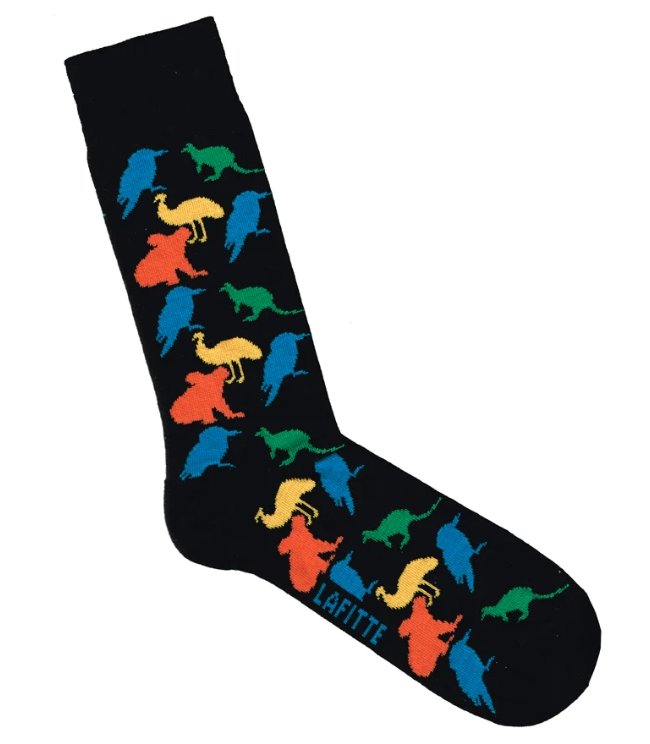 Australian Animal Patterned Socks | Lafitte | Socks For Him &amp; For Her | Thirty 16 Williamstown