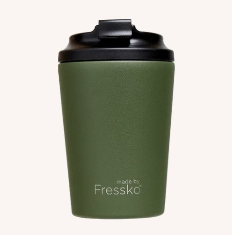 Café Collection Camino - KHAKI 12oz-340ml | Made By Fressko | Travel Mugs &amp; Drink Bottles | Thirty 16 Williamstown