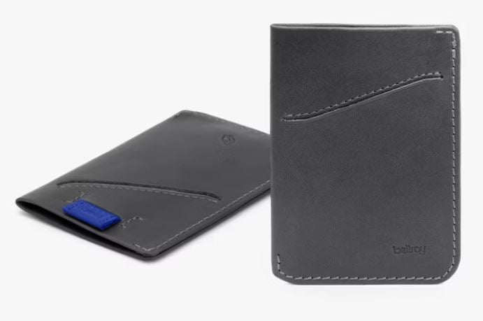 Card Sleeve - Charcoal /Cobalt | Bellroy | Travel Wallets &amp; Accessories | Thirty 16 Williamstown