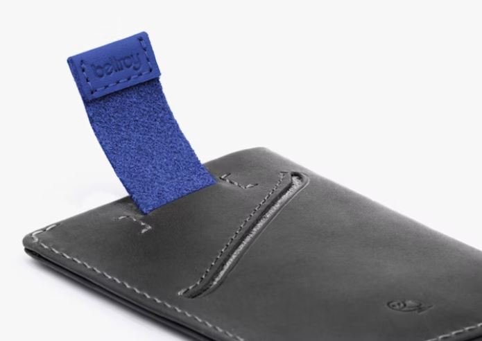 Card Sleeve - Charcoal /Cobalt | Bellroy | Travel Wallets &amp; Accessories | Thirty 16 Williamstown