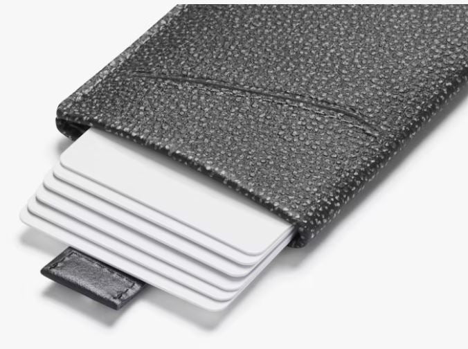 Card Sleeve - Stellar Black | Bellroy | Travel Wallets &amp; Accessories | Thirty 16 Williamstown