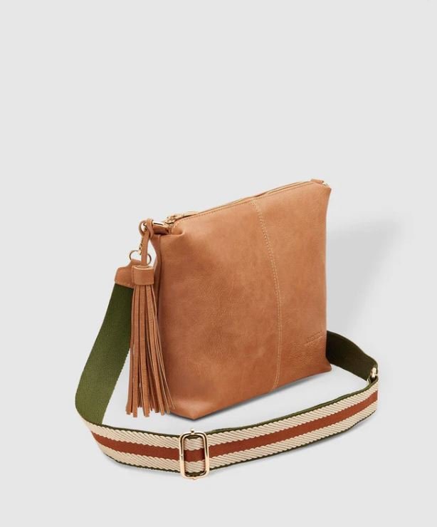 Daisy Crossbody Bag - Carmel Stripe | Louenhide | Women&#39;s Accessories | Thirty 16 Williamstown