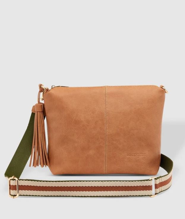 Daisy Crossbody Bag - Carmel Stripe | Louenhide | Women's Accessories | Thirty 16 Williamstown