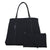 Daydreamer Neoprene Tote with Closure - Black | Willow Bay Australia | Handbags | Thirty 16 Williamstown