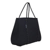 Daydreamer Neoprene Tote with Closure - Black | Willow Bay Australia | Handbags | Thirty 16 Williamstown