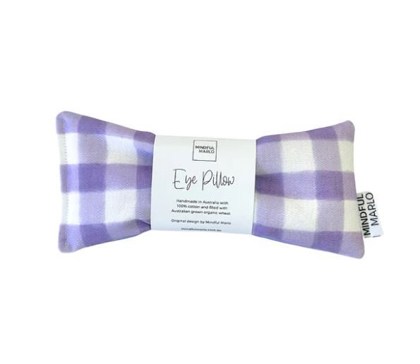 Eye Pillow - Gingham Violet | Mindful Marlo | Heat Packs, Eye Pillows &amp; Masks | Thirty 16 Williamstown