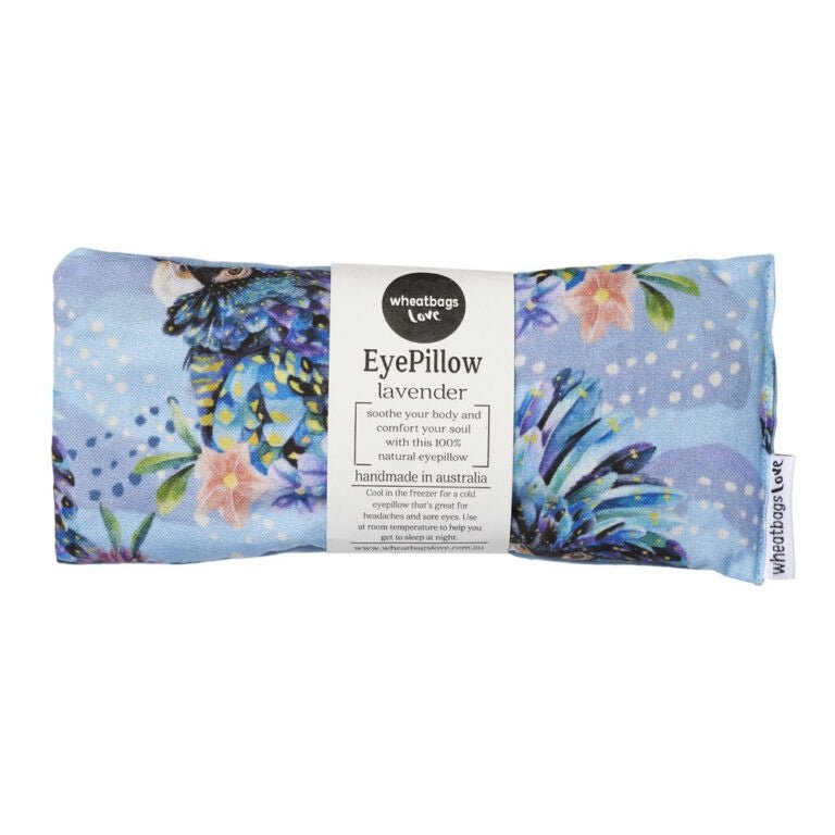 Eyepillow - Blue Cockatoo | Wheatbags Love | Heat Packs, Eye Pillows &amp; Masks | Thirty 16 Williamstown