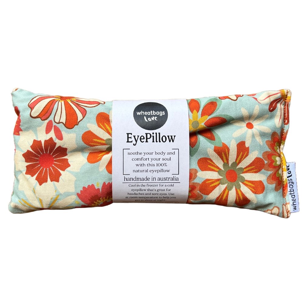 Eyepillow - Groovy Flowers Khaki