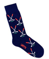 Golf Club Navy Patterned Socks | Lafitte | Socks For Him &amp; For Her | Thirty 16 Williamstown