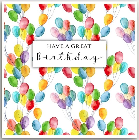 Greeting Card - Balloons | Basically Paper | Greeting Cards | Thirty 16 Williamstown