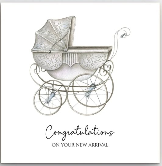 Greeting Card - Pram | Basically Paper | Greeting Cards | Thirty 16 Williamstown