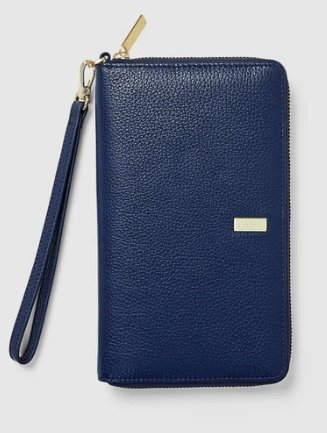 Hemingway Travel Wallet Navy Kinnon Business Travel Bags