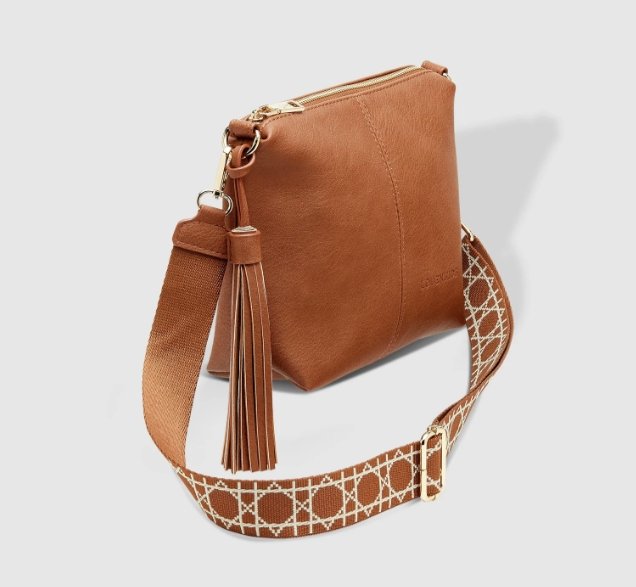 Kasey Ezra Strap Crossbody Bag - Tan | Louenhide | Women&#39;s Accessories | Thirty 16 Williamstown