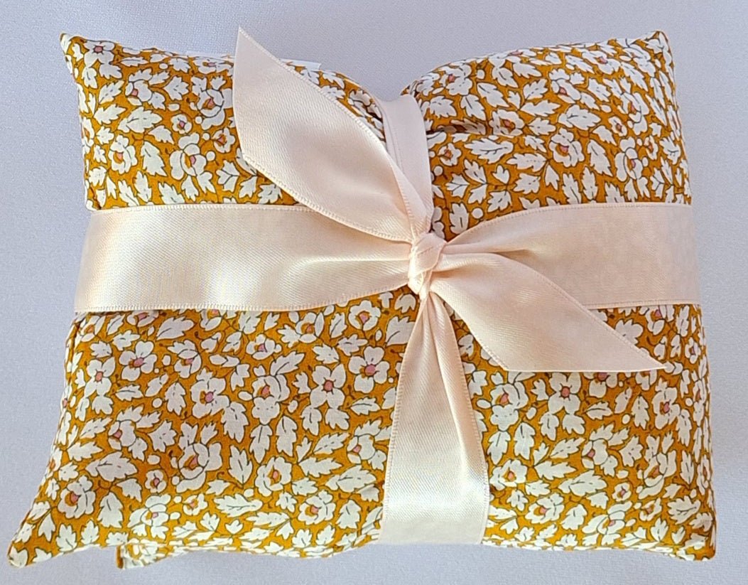 Liberty Print Wheat Bags - Feather Fields Gold | Annas of Australia | Heat Packs, Eye Pillows &amp; Masks | Thirty 16 Williamstown