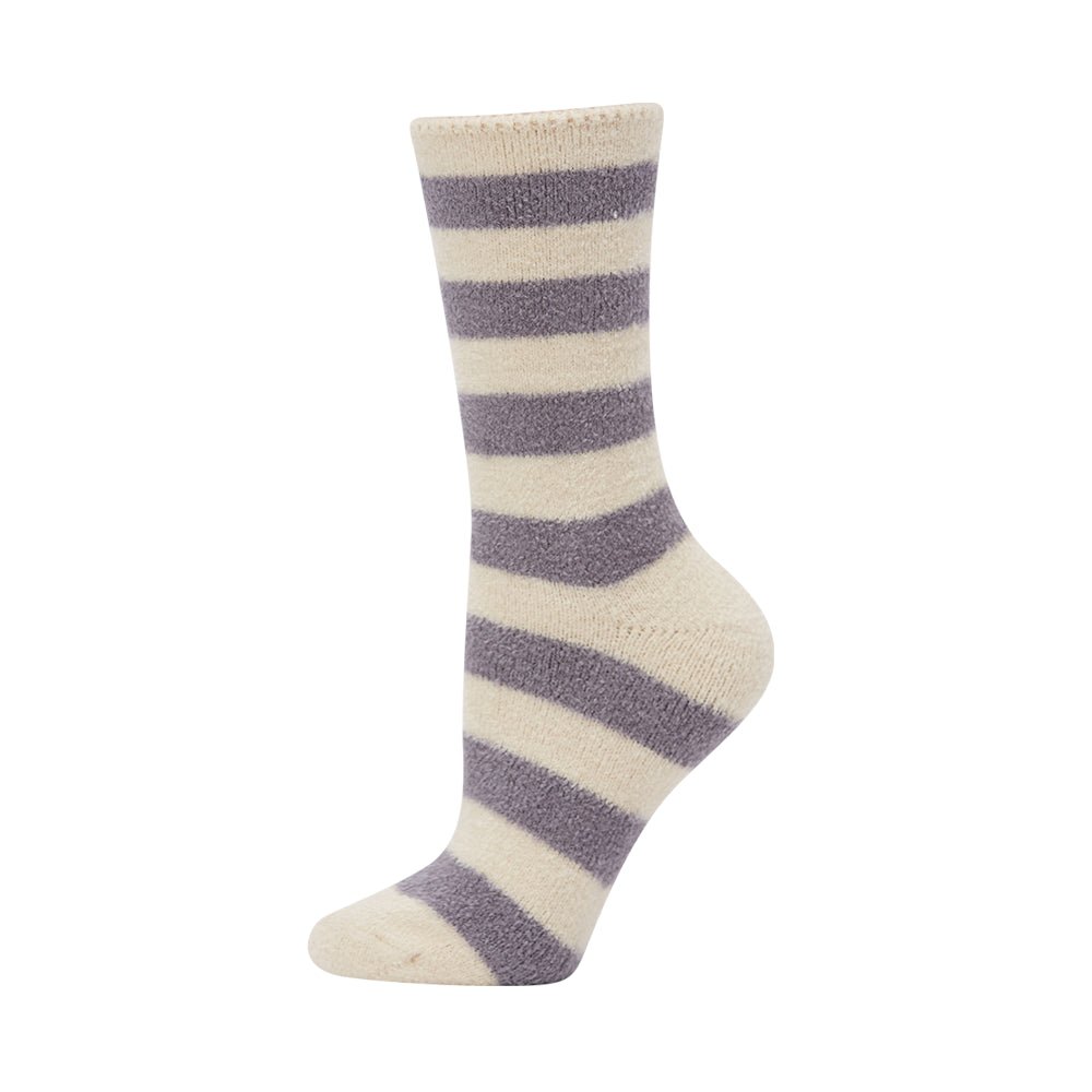 Luxe Bamboo Bed Sock (2-8) - Grey Stripe | Bamboozld | Socks For Him &amp; For Her | Thirty 16 Williamstown