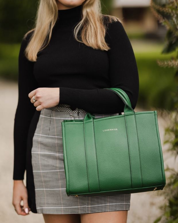 Manhattan Tote Bag - Green | Louenhide | Women&#39;s Accessories | Thirty 16 Williamstown