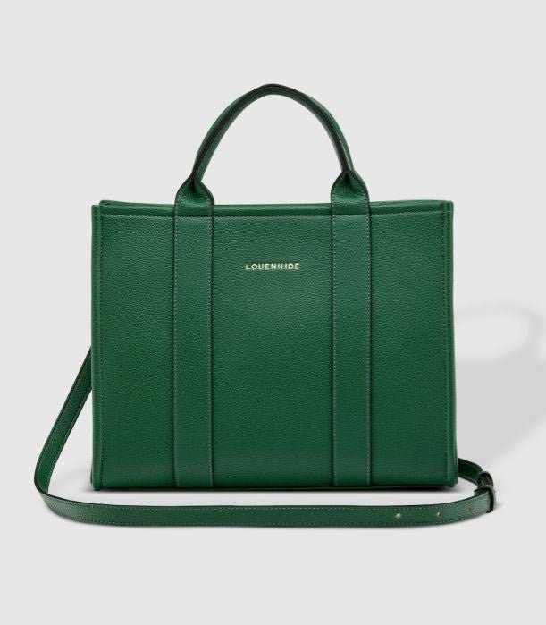 Manhattan Tote Bag - Green | Louenhide | Women&#39;s Accessories | Thirty 16 Williamstown