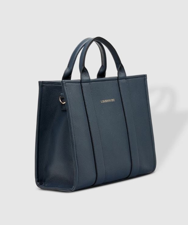 Manhattan Tote Bag - Steel Blue | Louenhide | Women&#39;s Accessories | Thirty 16 Williamstown