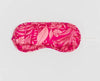 Mulberry Silk Eye Mask - Fuchsia Palms | Silk Magnolia | Heat Packs, Eye Pillows &amp; Masks | Thirty 16 Williamstown